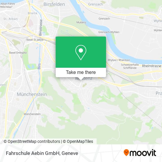 Fahrschule Aebin GmbH map