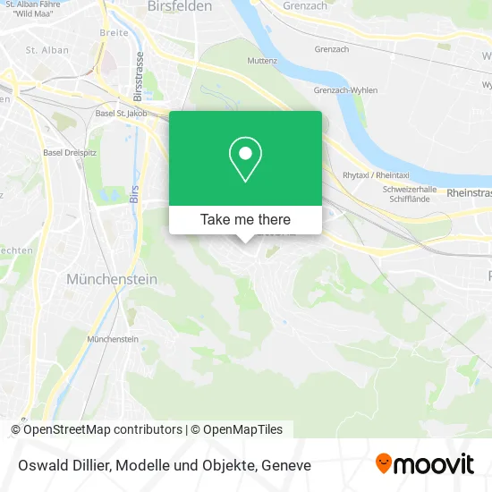 Oswald Dillier, Modelle und Objekte map
