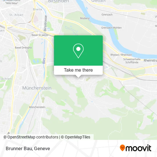 Brunner Bau map