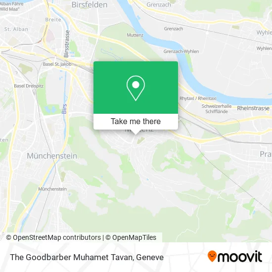 The Goodbarber Muhamet Tavan map