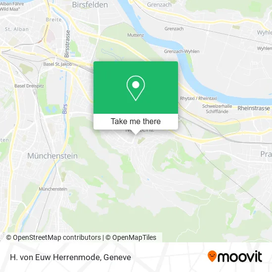 H. von Euw Herrenmode map