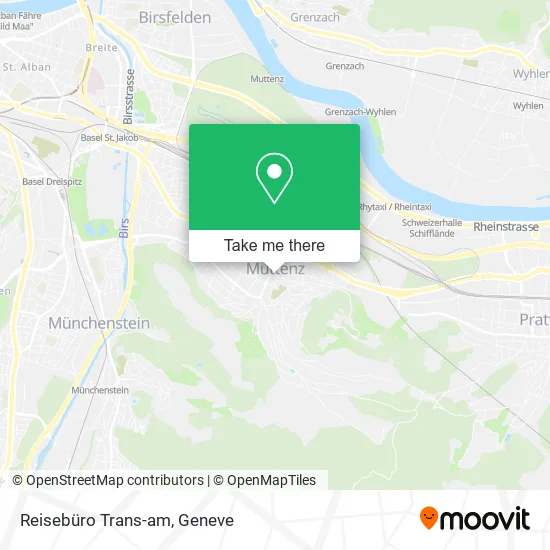 Reisebüro Trans-am map