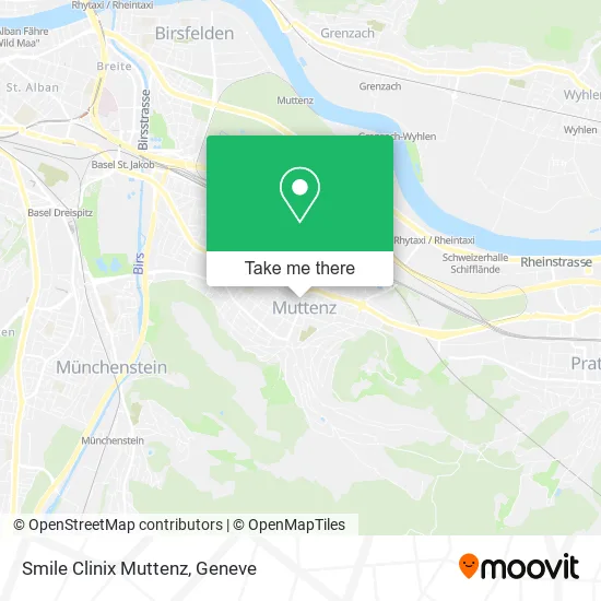 Smile Clinix Muttenz map