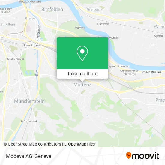 Modeva AG map