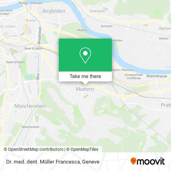 Dr. med. dent. Müller Francesca map