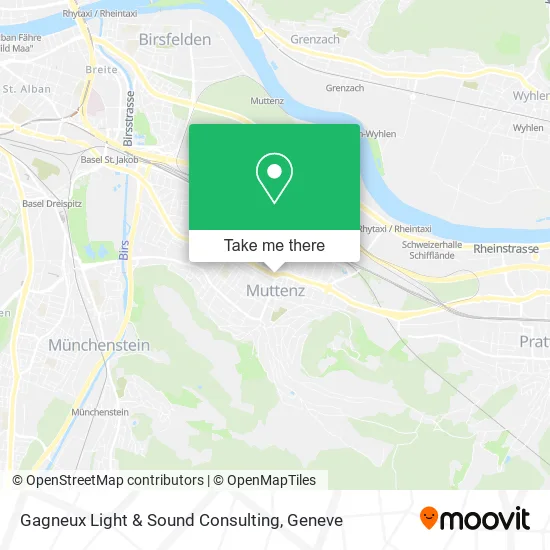 Gagneux Light & Sound Consulting map