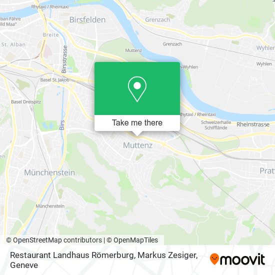 Restaurant Landhaus Römerburg, Markus Zesiger map