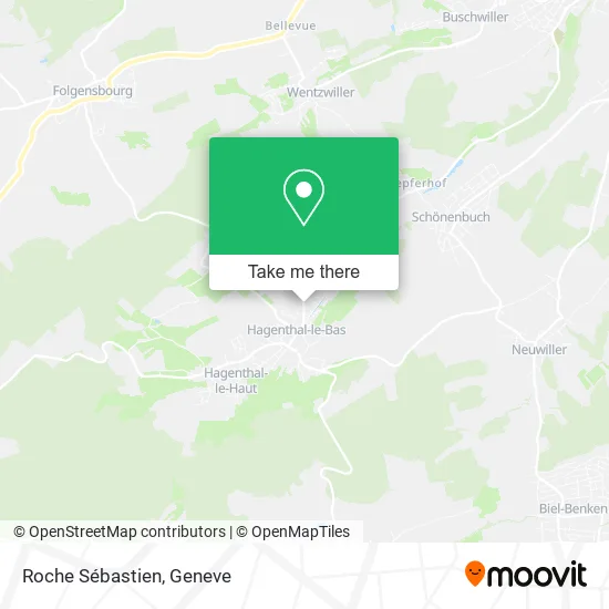 Roche Sébastien map