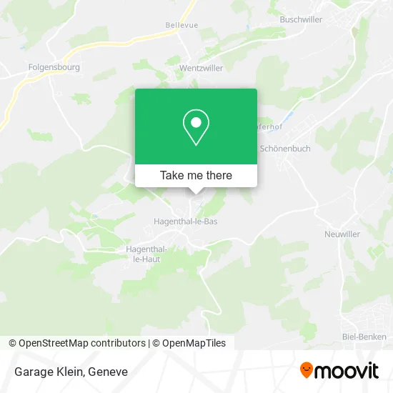 Garage Klein map