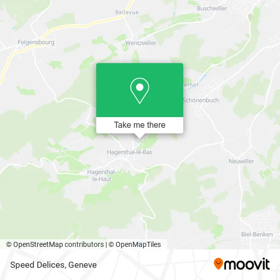 Speed Delices map