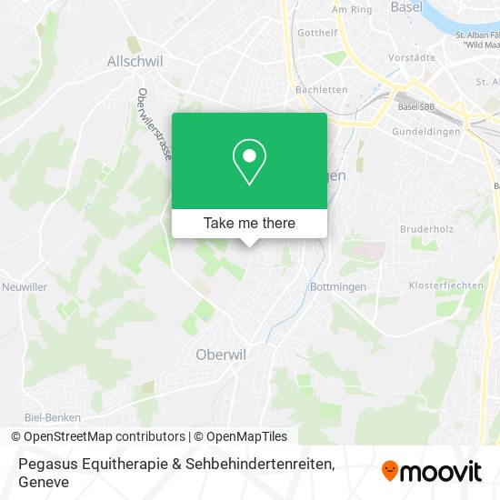 Pegasus Equitherapie & Sehbehindertenreiten map