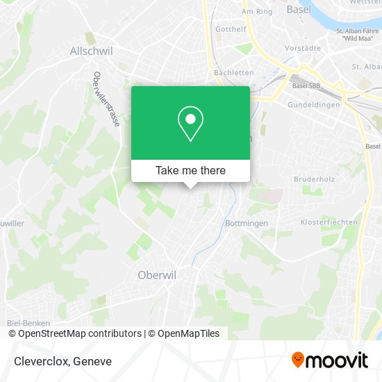 Cleverclox map