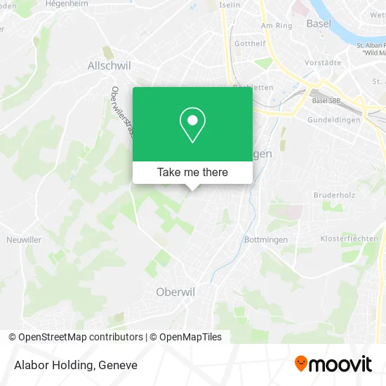 Alabor Holding map