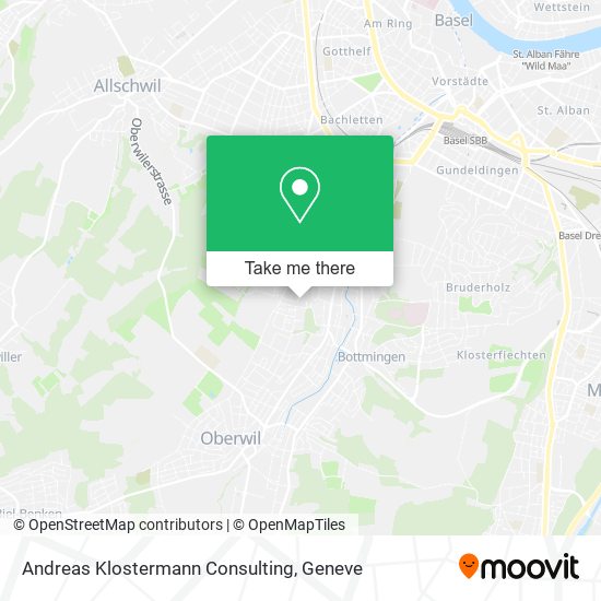Andreas Klostermann Consulting map