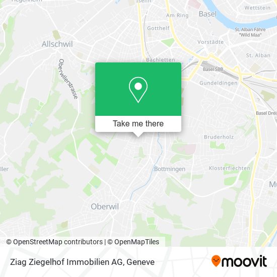 Ziag Ziegelhof Immobilien AG map
