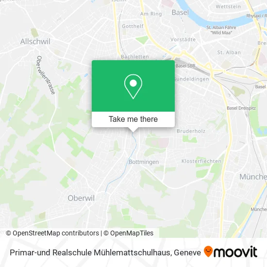 Primar-und Realschule Mühlemattschulhaus plan
