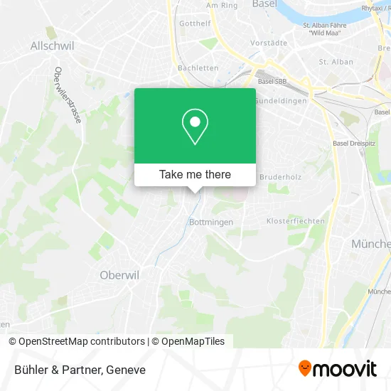 Bühler & Partner map