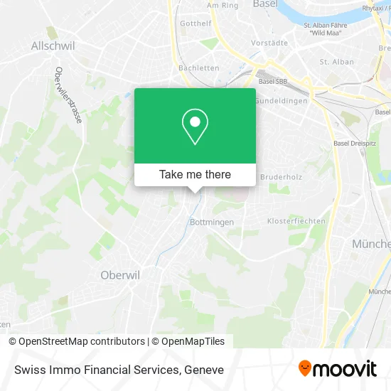 Swiss Immo Financial Services map