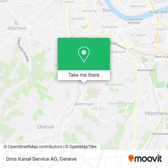 Dms Kanal-Service AG map