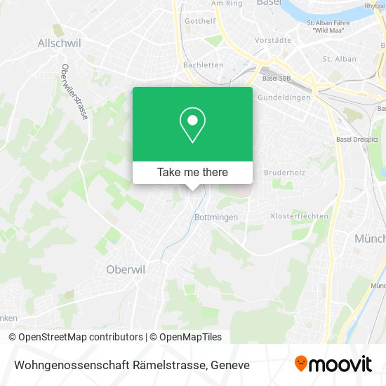 Wohngenossenschaft Rämelstrasse map