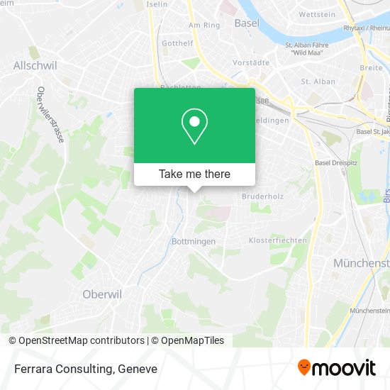 Ferrara Consulting map
