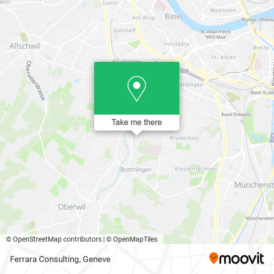 Ferrara Consulting map