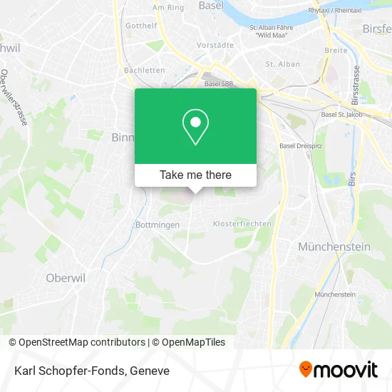 Karl Schopfer-Fonds map