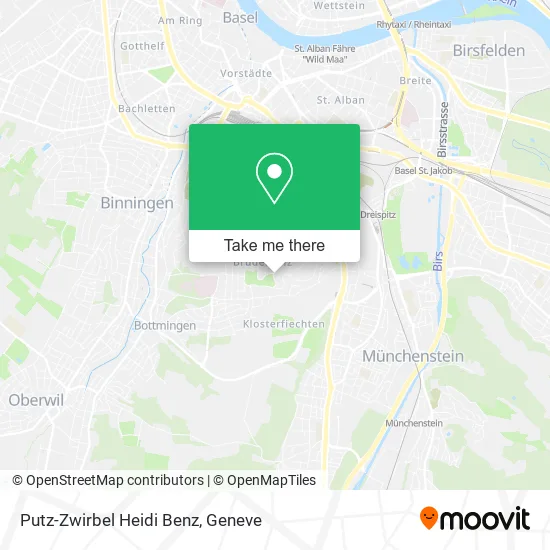 Putz-Zwirbel Heidi Benz map