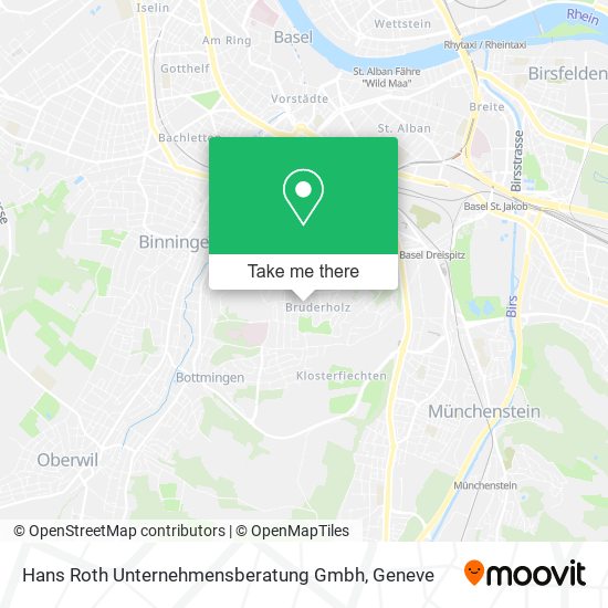 Hans Roth Unternehmensberatung Gmbh map