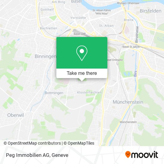 Peg Immobilien AG map