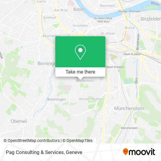 Pag Consulting & Services map