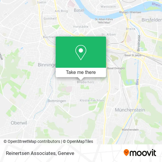 Reinertsen Associates map