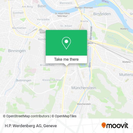 H.P. Werdenberg AG map