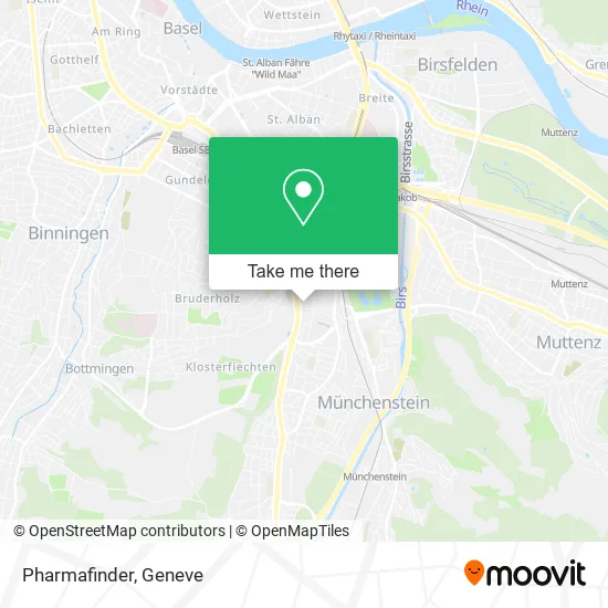 Pharmafinder map