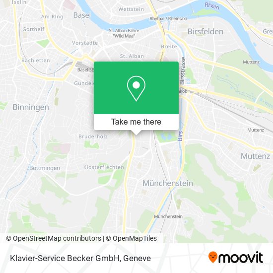 Klavier-Service Becker GmbH map