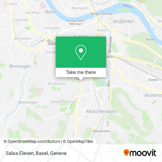 Salsa Eleven, Basel map