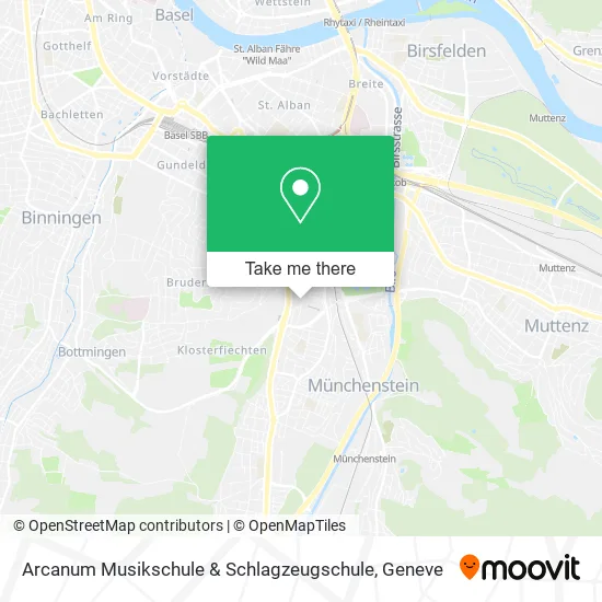 Arcanum Musikschule & Schlagzeugschule map