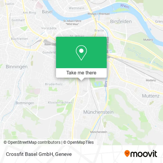 Crossfit Basel GmbH map