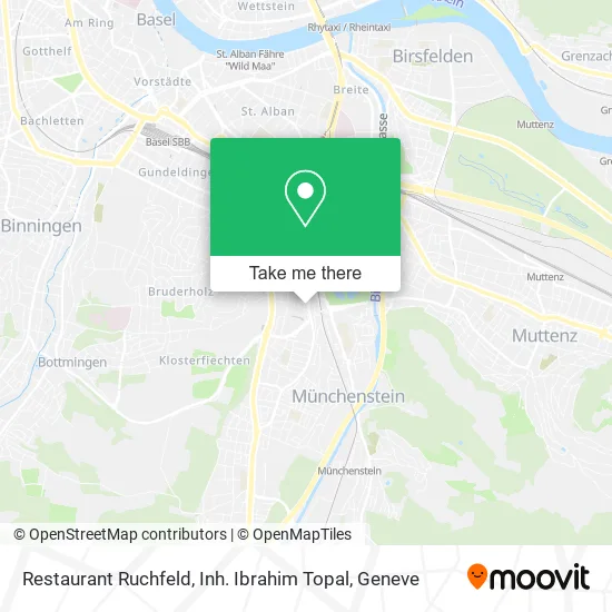 Restaurant Ruchfeld, Inh. Ibrahim Topal map
