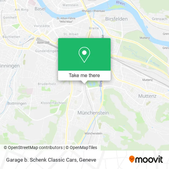 Garage b. Schenk Classic Cars map