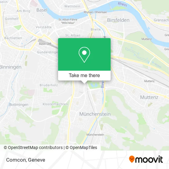 Comcon map