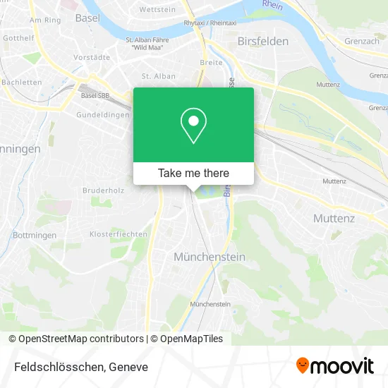 Feldschlösschen map