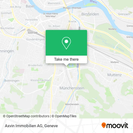 Axvin Immobilien AG map
