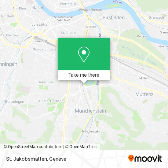 St. Jakobsmatten map