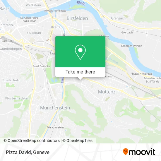 Pizza David map