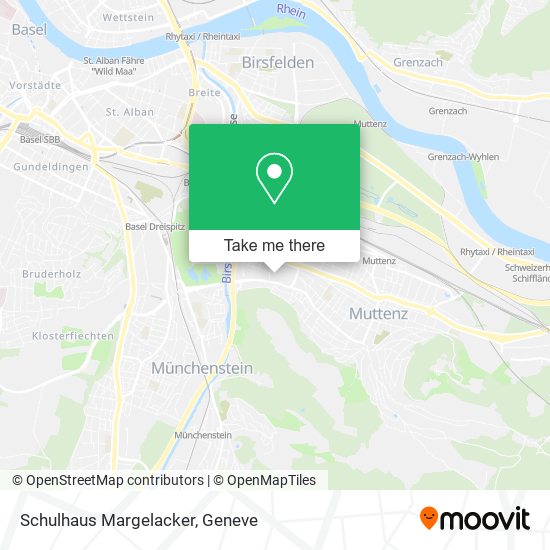 Schulhaus Margelacker map