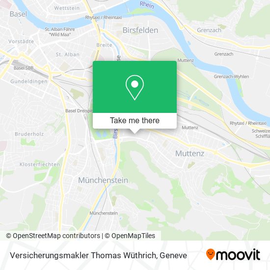 Versicherungsmakler Thomas Wüthrich map