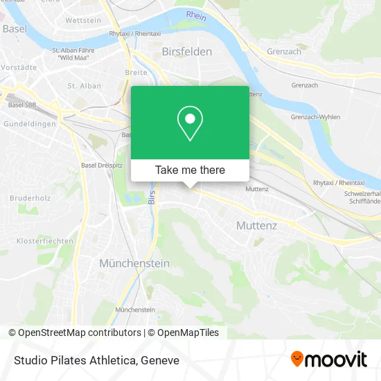 Studio Pilates Athletica map