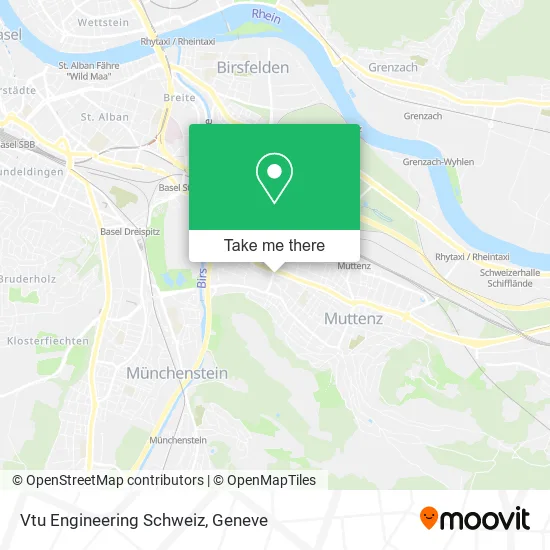 Vtu Engineering Schweiz map