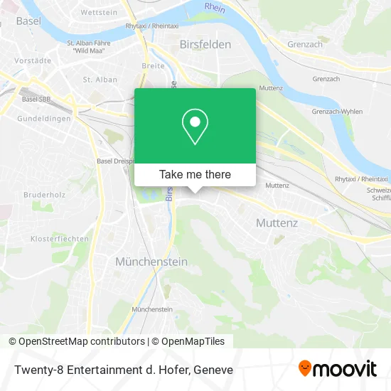 Twenty-8 Entertainment d. Hofer map